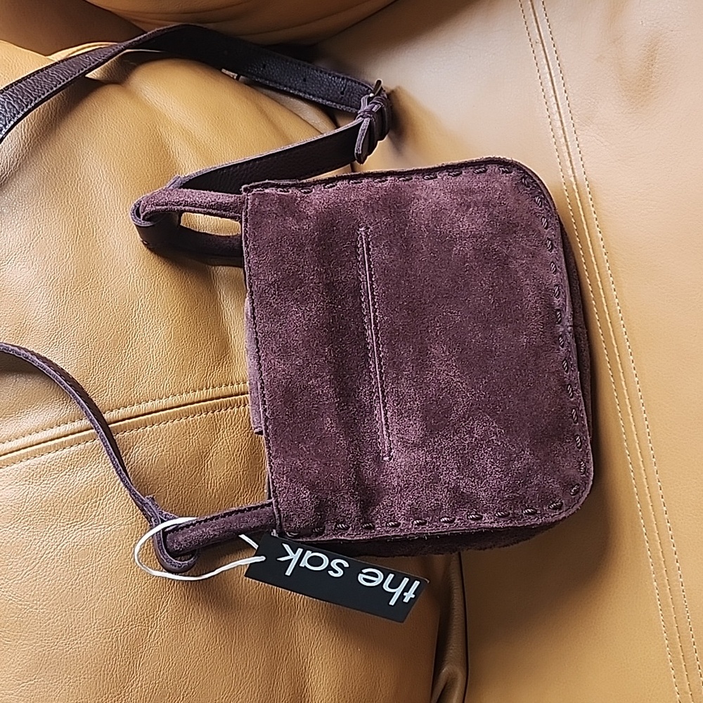 Elegant Suede Women's Bag - Picture 3 of 11